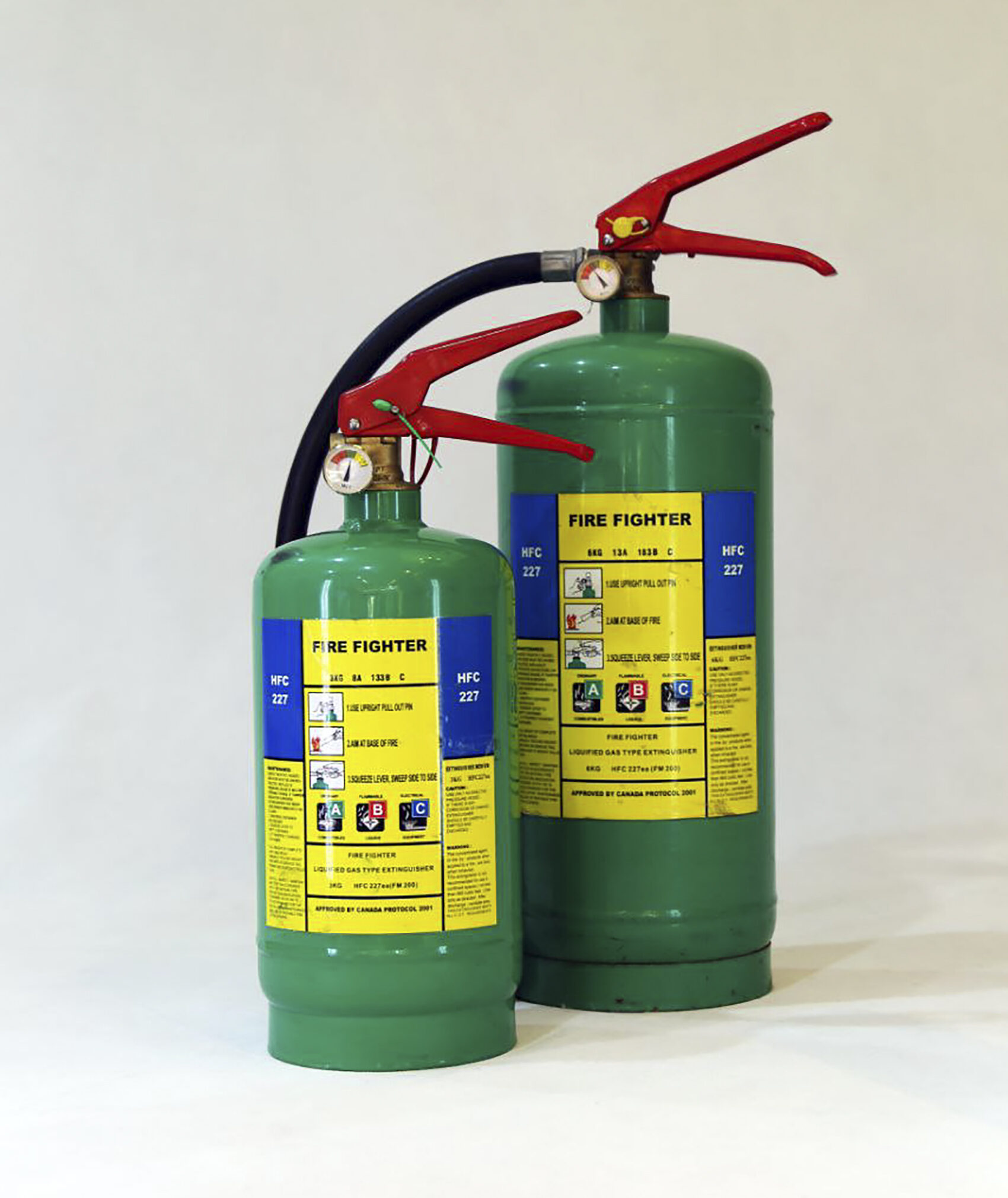 کپسول‌های 2 و 6 کیلویی FM200