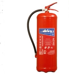کپسول آتش نشانی 12 کیلویی پودر و گاز bc روناک