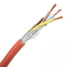 کابل نسوز سیلیکونی قلع اندود فویل ساده 3 رشته نول دار آگر کابل AGER CABLE
