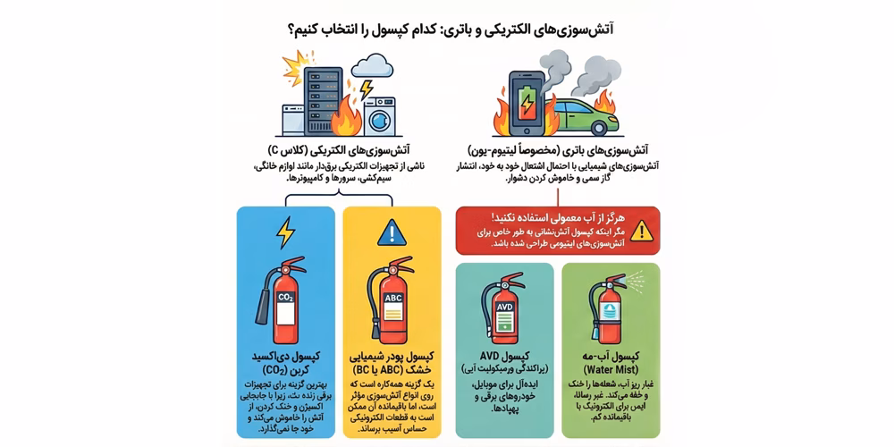 آتشسوزیهای مرتبط با تجهیزات الکتریکی