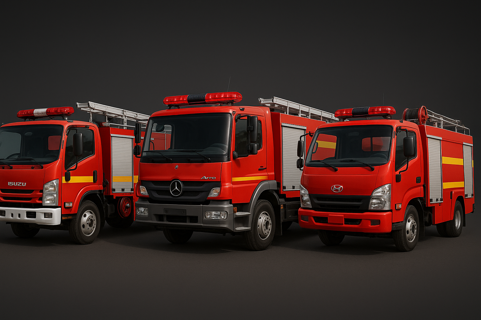 خودرو های آتش نشانی و شهری