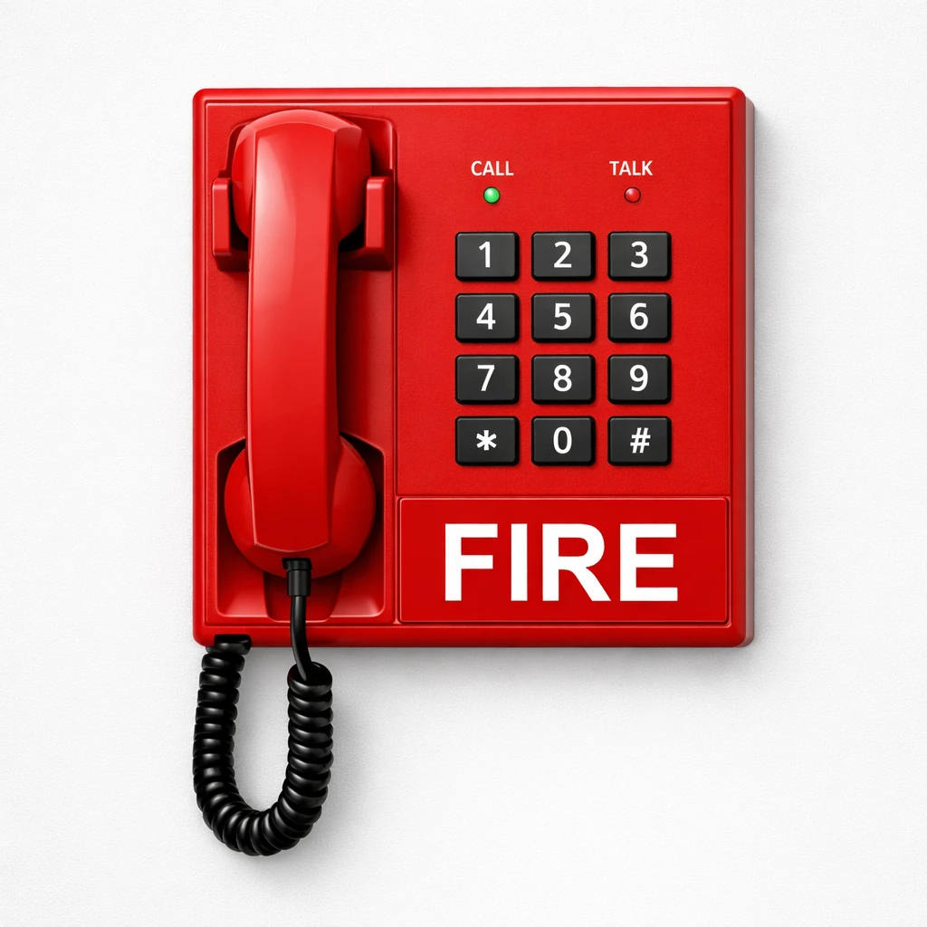 تلفن اعلام کننده حریق