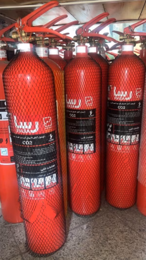 کپسول آتش نشانی co2 رسا RASA CYLINDER