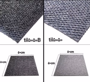پادری موکت تایل طوسی کد TIL5050 درمت DOORMAT
